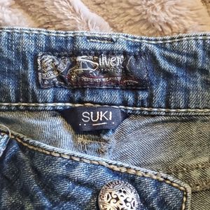 Silver Suki Jeans